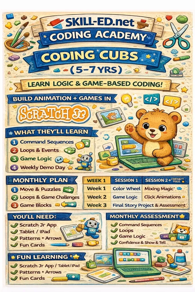 CODING CUBS (5–7 yrs)_Monthly Subscription