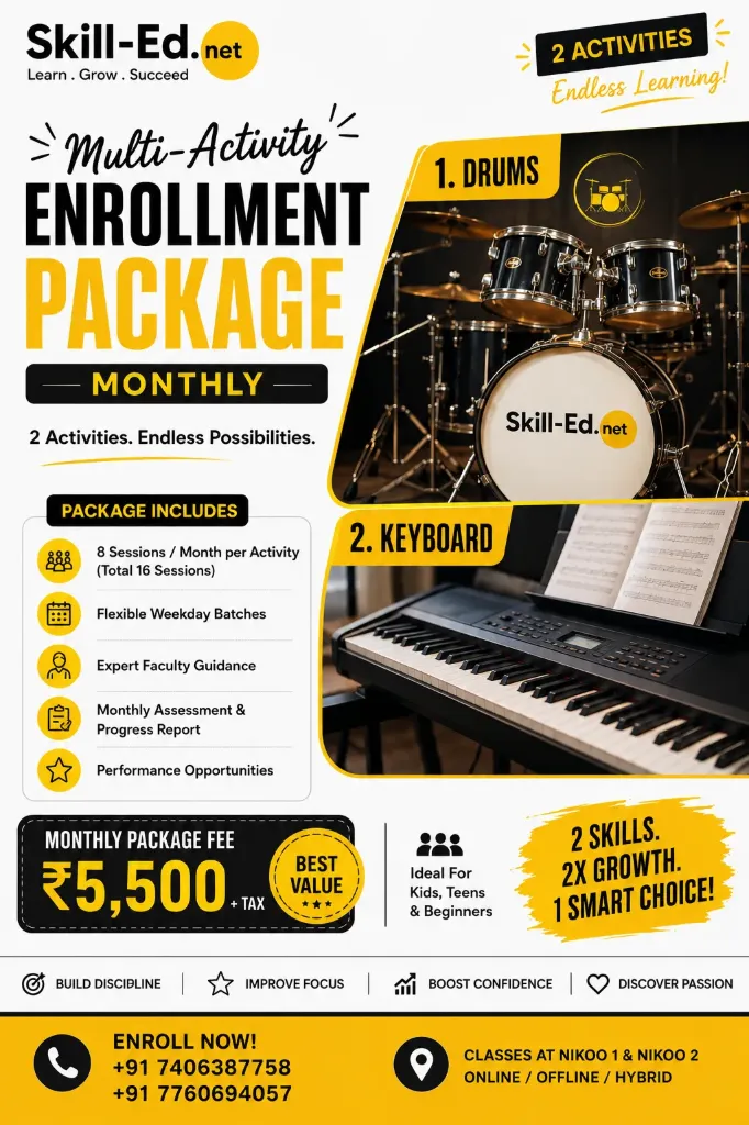 Multi-Activity Enrollment Package (Monthly) [02 Activities]