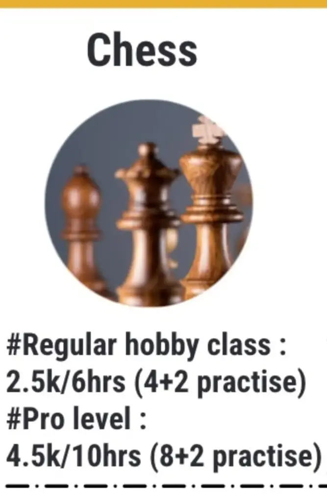 Chess Workshop-Per session INR 280